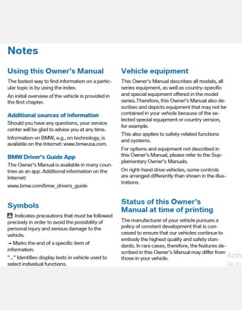 bmw x1 2011 2012 2013 2014 2015 2016 & 2017 owners manual 
